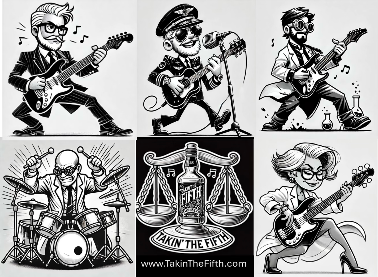 The five members of Takin' The Fifth
